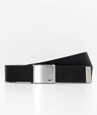 Nike black belt discount