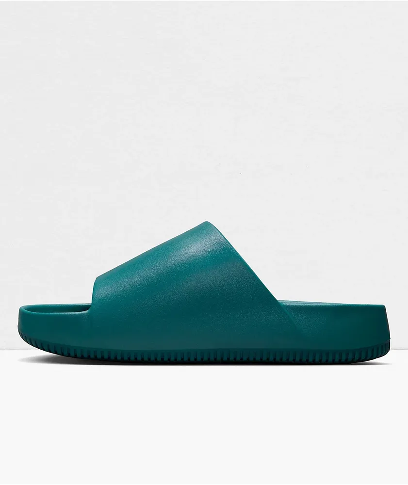 Nike Calm Geode Teal Slide Sandals | MainPlace Mall