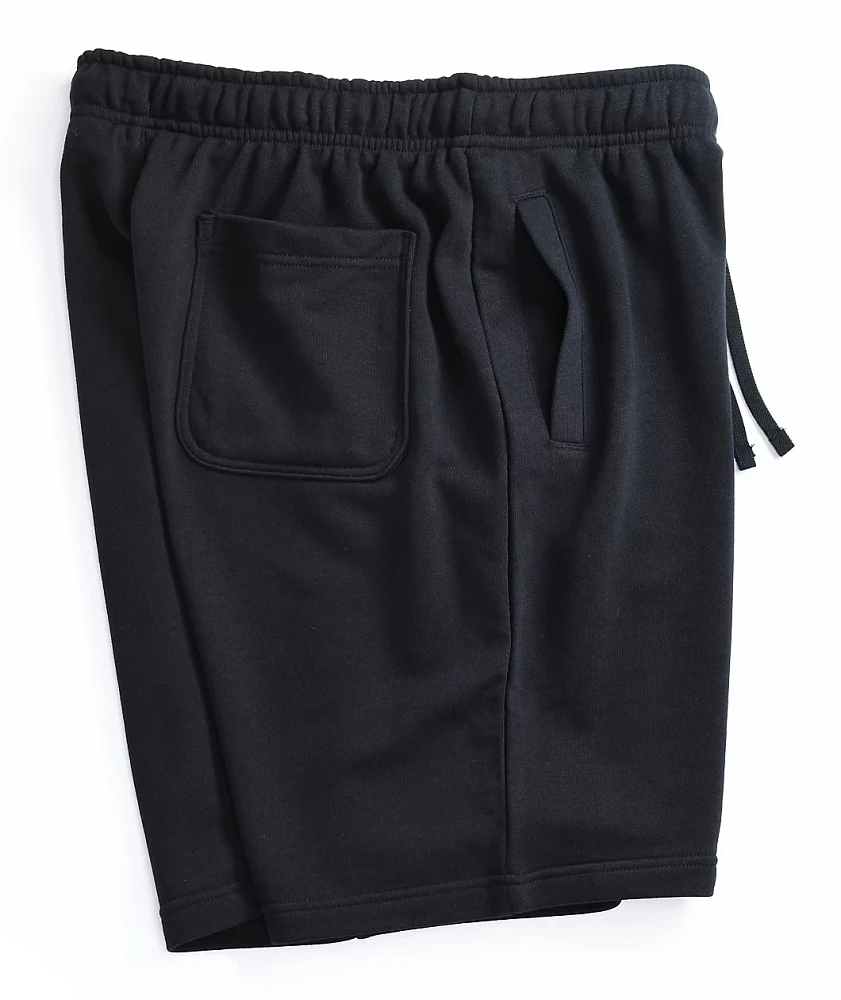 Nike Club Plus Logo Black Sweat Shorts | MainPlace Mall