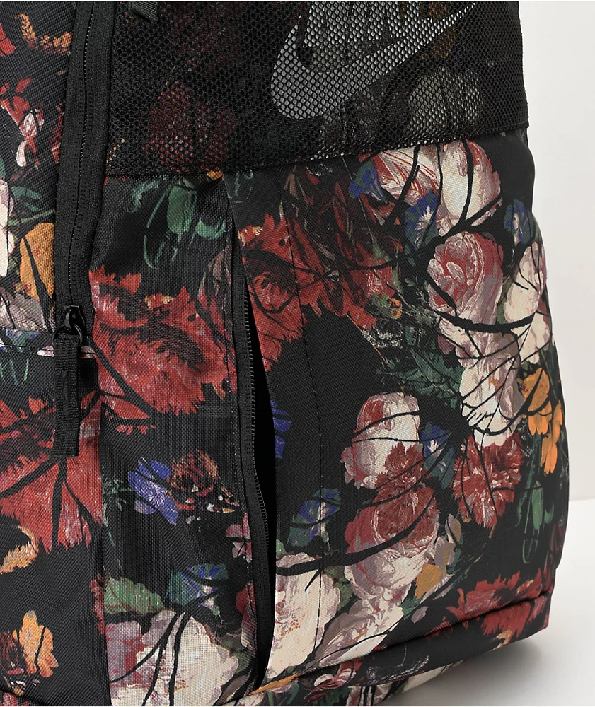 Nike Elemental Floral Black Backpack | Connecticut Post Mall