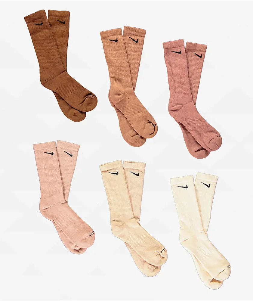 Nike colored crew socks best sale