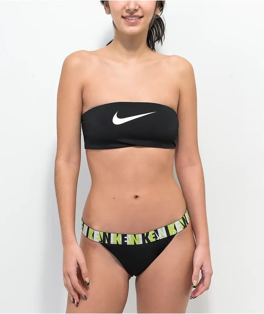 Nike Icon Black Cheeky Bikini Bottom CoolSprings Galleria