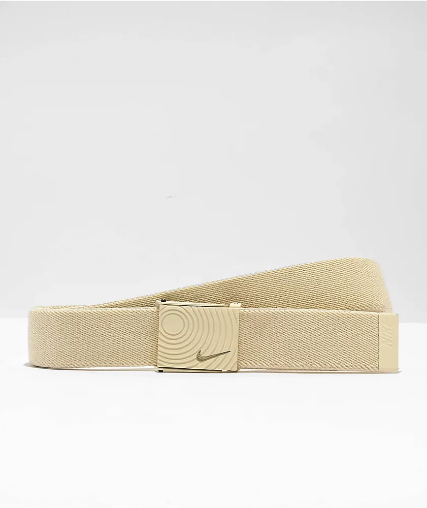 White online nike belt