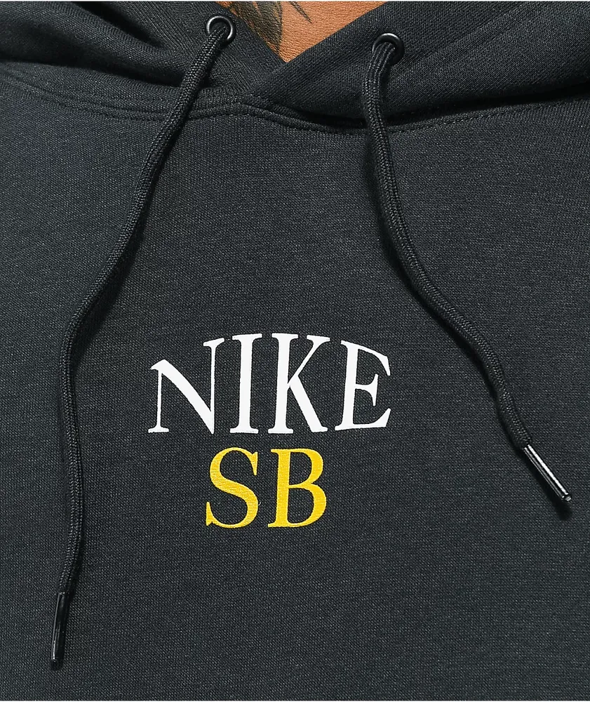 Nike gold online and black hoodie
