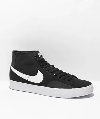 Nike SB BLZR Court Mid Sail White Grey Skate Shoes Hamilton Place