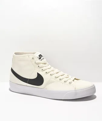 Nike SB BLZR Court Mid Sail White Grey Skate Shoes Hamilton Place