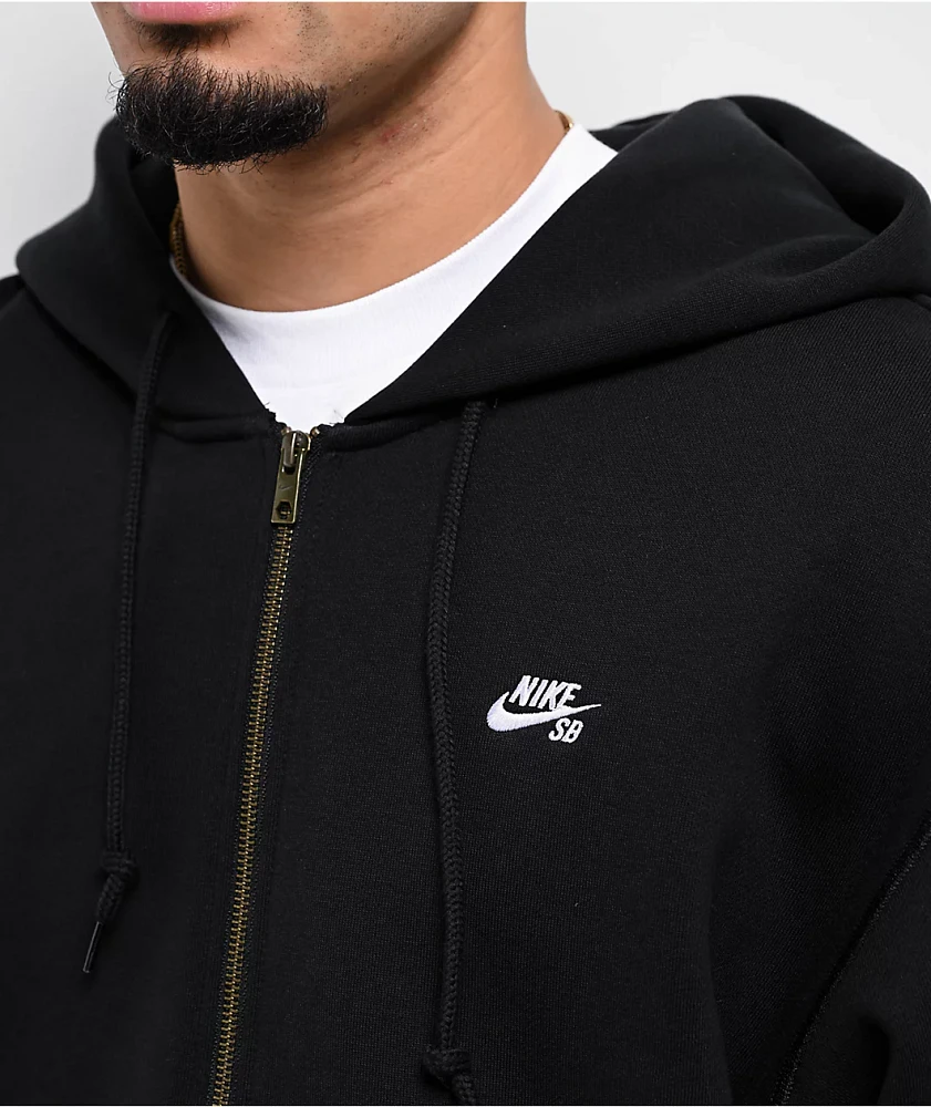 Nike SB Black Zip Hoodie | Liberty Center