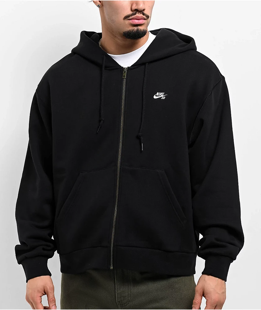 Nike SB Black Zip Hoodie | Liberty Center