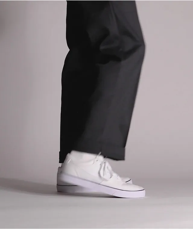 White canvas on sale skate shoes