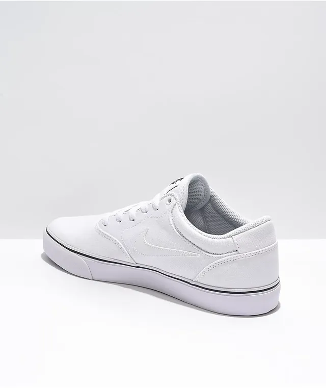 Nike sb chron white & gum skate shoes cheap