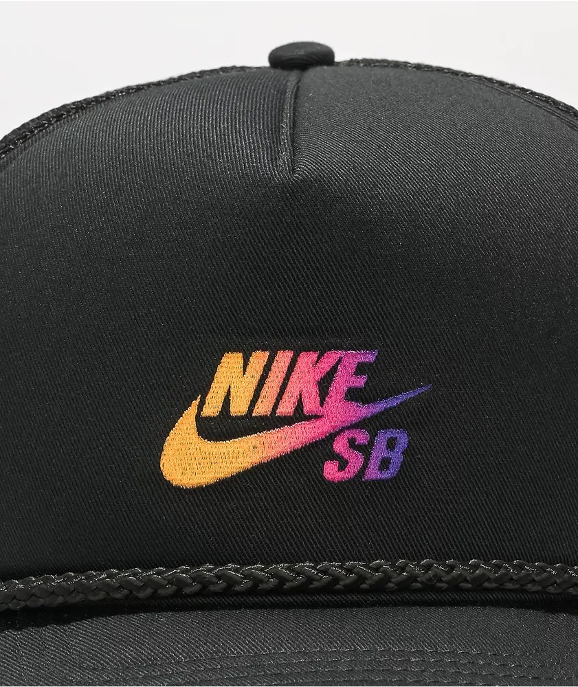 Nike SB Classic99 Black Trucker Hat | Arden Fair