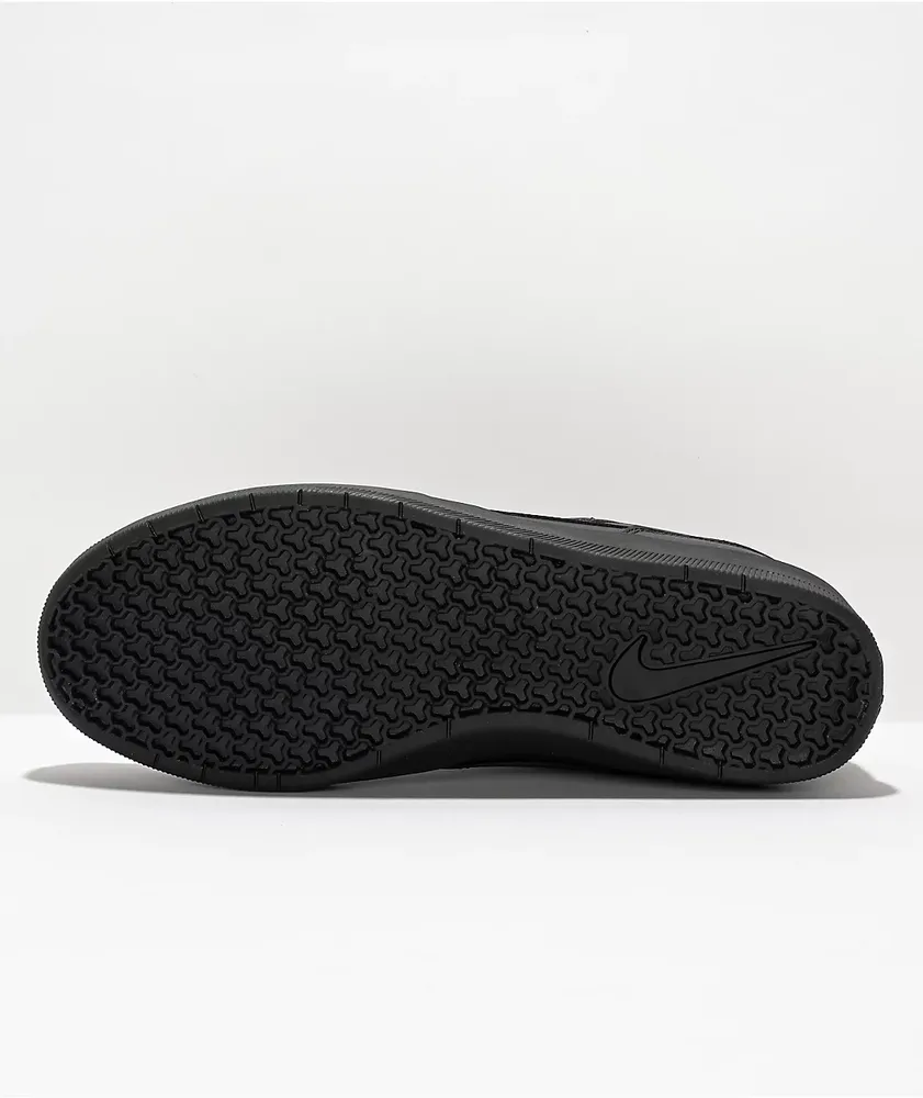 Nike sb leather black top