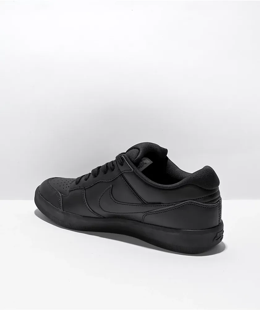 Nike janoski leather black outlet