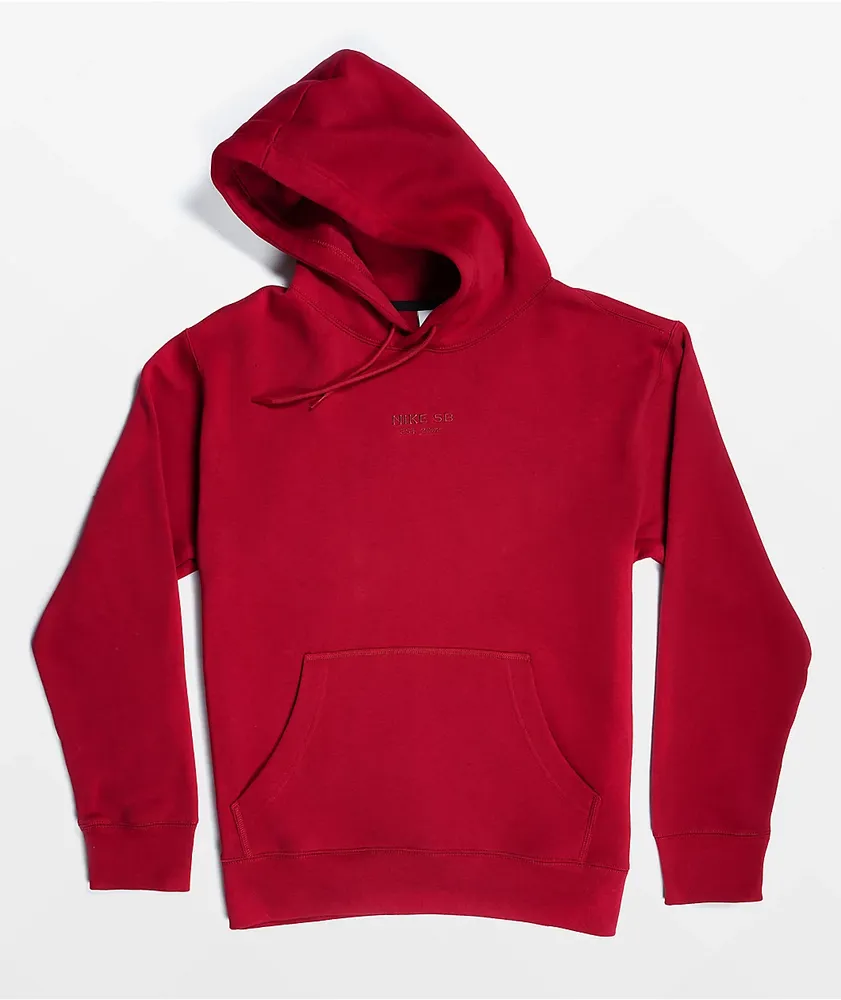 Nike sb hoodie red outlet