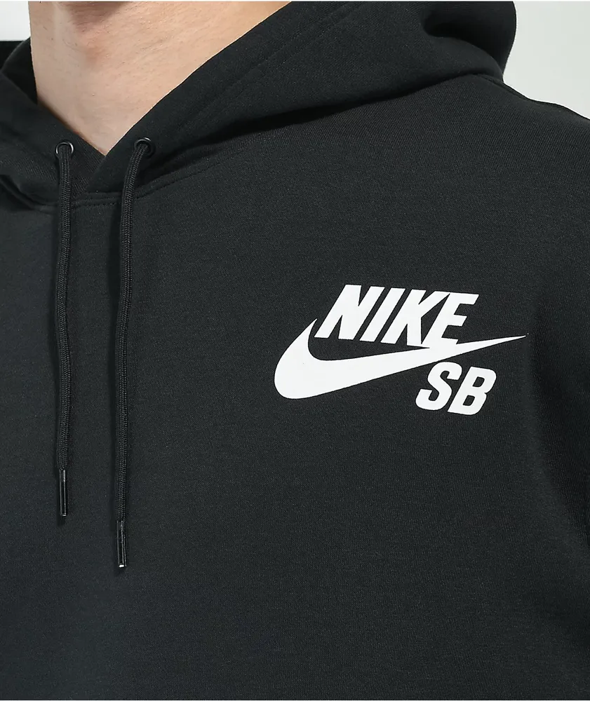 Nike sb sweatshirt best sale black