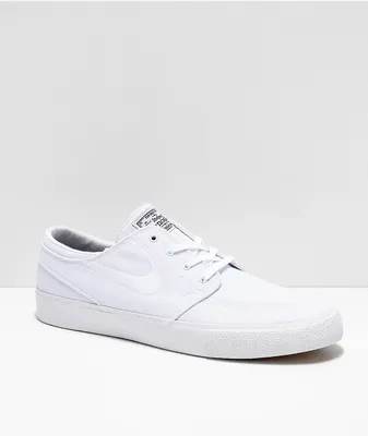 Nike SB Janoski RM White Tropical Canvas Skate Shoes Pueblo Mall