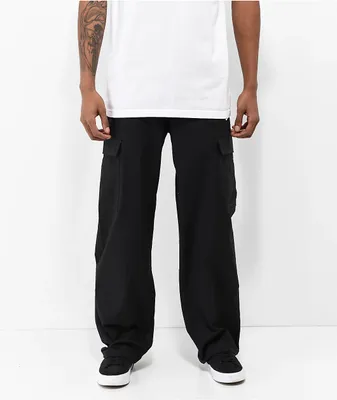 A.LAB Giga Rave Black Cargo Nylon Pants at Hamilton Place in