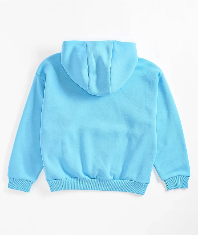 Nike sb light blue hoodie top