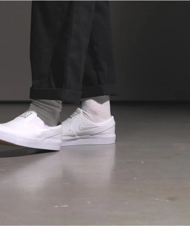 Nike sb janoski rm 2025 white canvas skate shoes