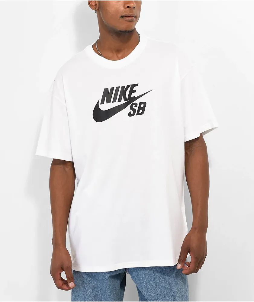 Nike SB Logo HBR White T Shirt Pueblo Mall