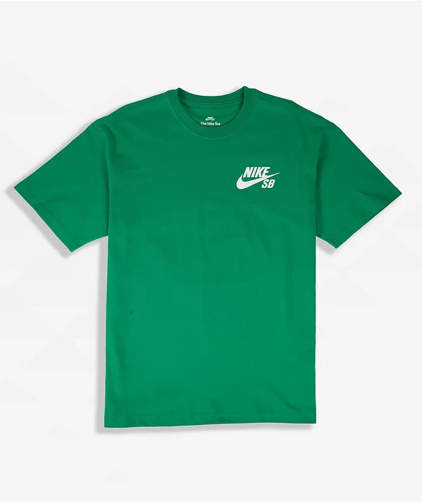 Nike SB Logo Lucky Green T Shirt The Pen Centre