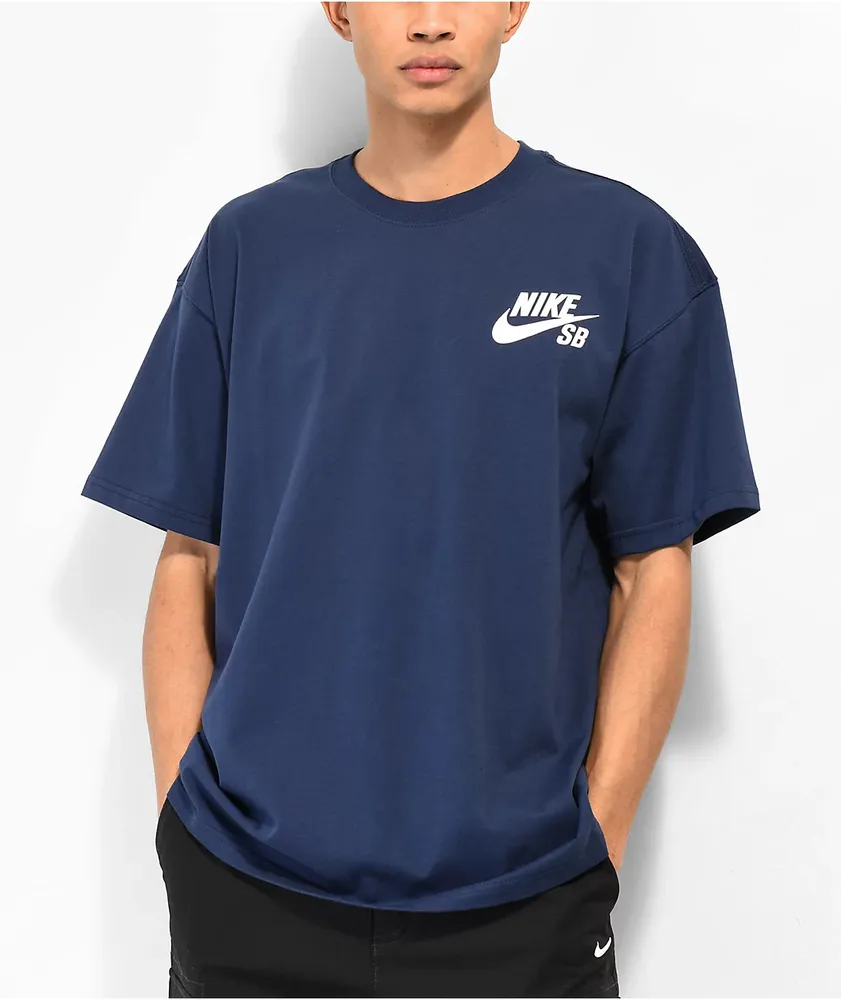 Nike SB Logo Midnight Navy T Shirt Hamilton Place