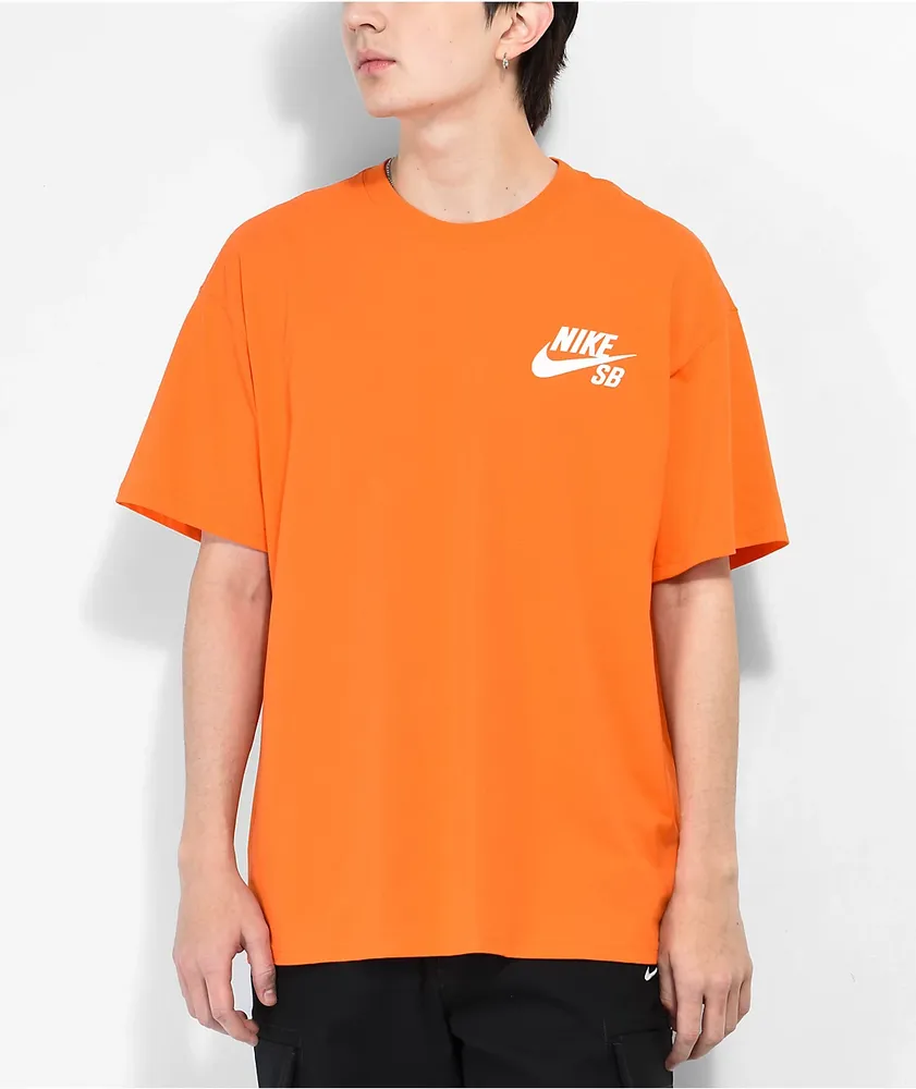 Nike top tee orange