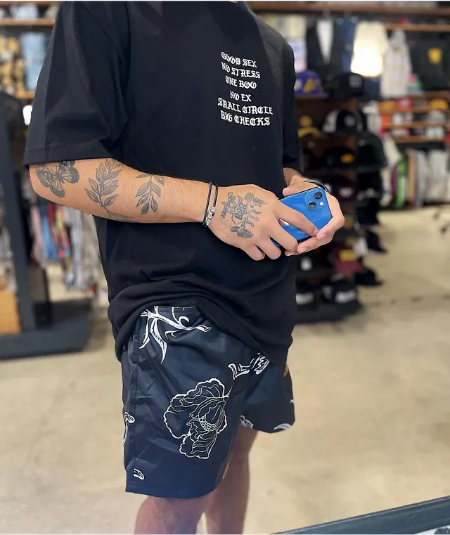 Nike SB Novelty Black Elastic Waist Board Shorts CoolSprings