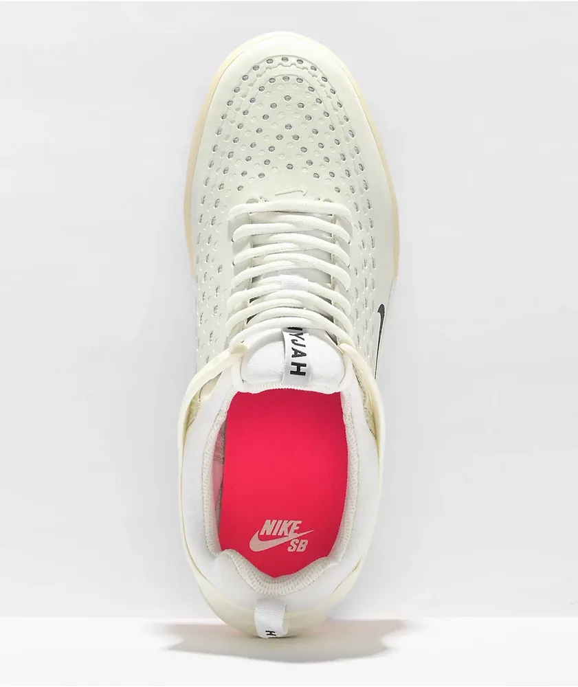 Nike nyjah white red clearance