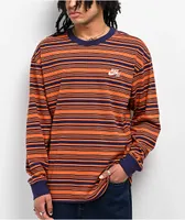 Nike SB Orange Stripe Long Sleeve T-Shirt | Connecticut Post
