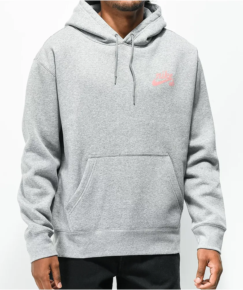 Nike SB Pink Dog Grey Hoodie Mall of America