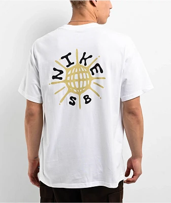 Nike SB Natural Borders White T-Shirt at CoolSprings Galleria in