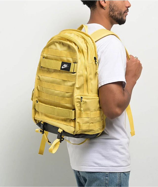 Nike sb backpack yellow new arrivals