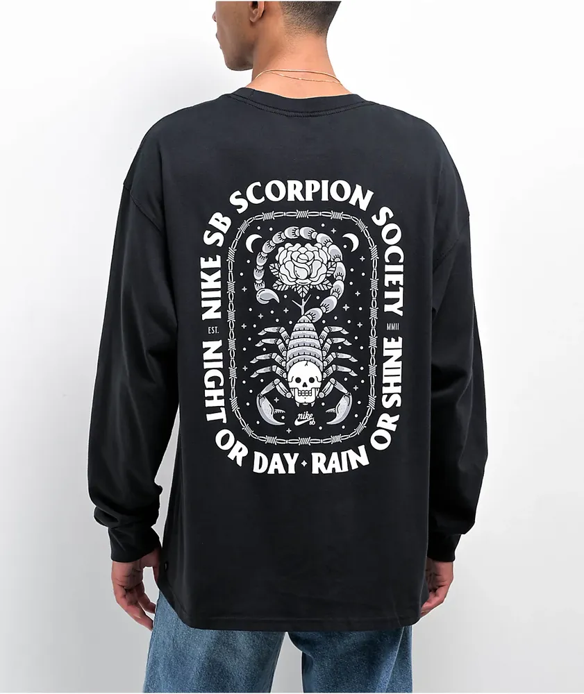 Nike SB Scorpion Black Long Sleeve T Shirt CoolSprings Galleria