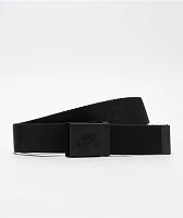 Nike SB Solid Single Black Web Belt | Liberty Center