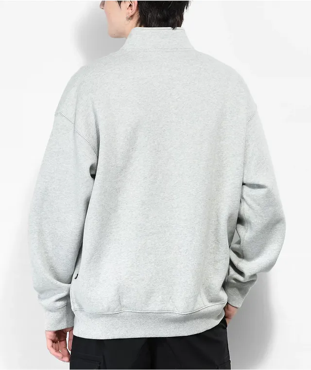 Nike SB Y2K Logo Grey Half Zip Sweater | CoolSprings Galleria