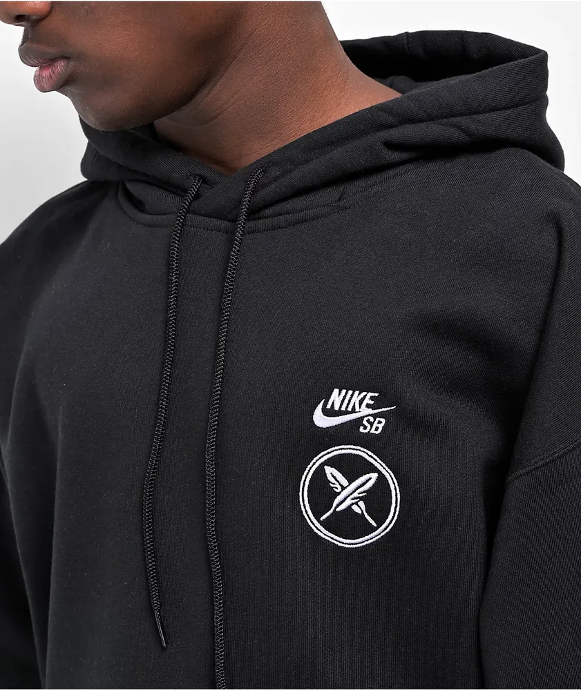 Nike sb best sale black hoodie