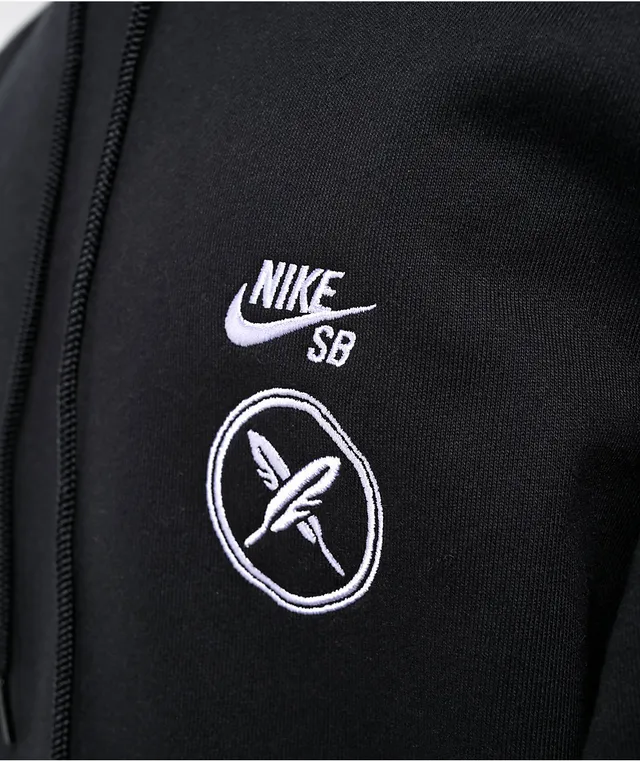 Nike sb on sale black hoodie