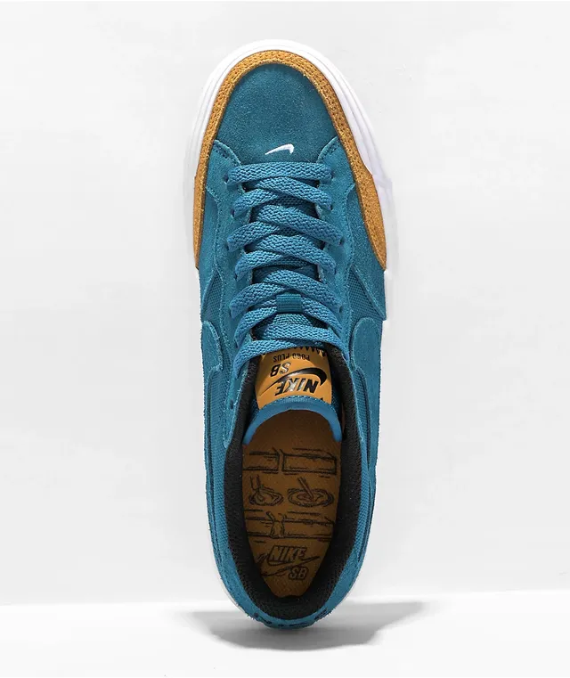 Nike SB Zoom Pogo Plus Premium Teal Skate Shoes Plaza Las Americas