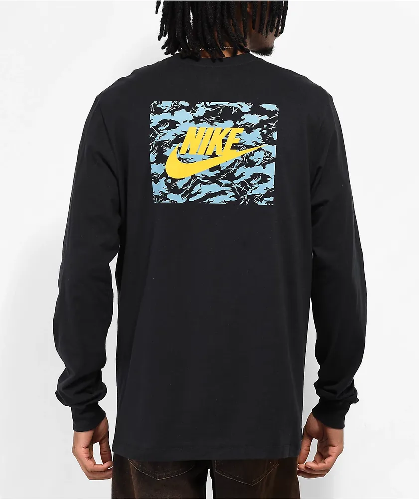 Black nike camo shirt cheap