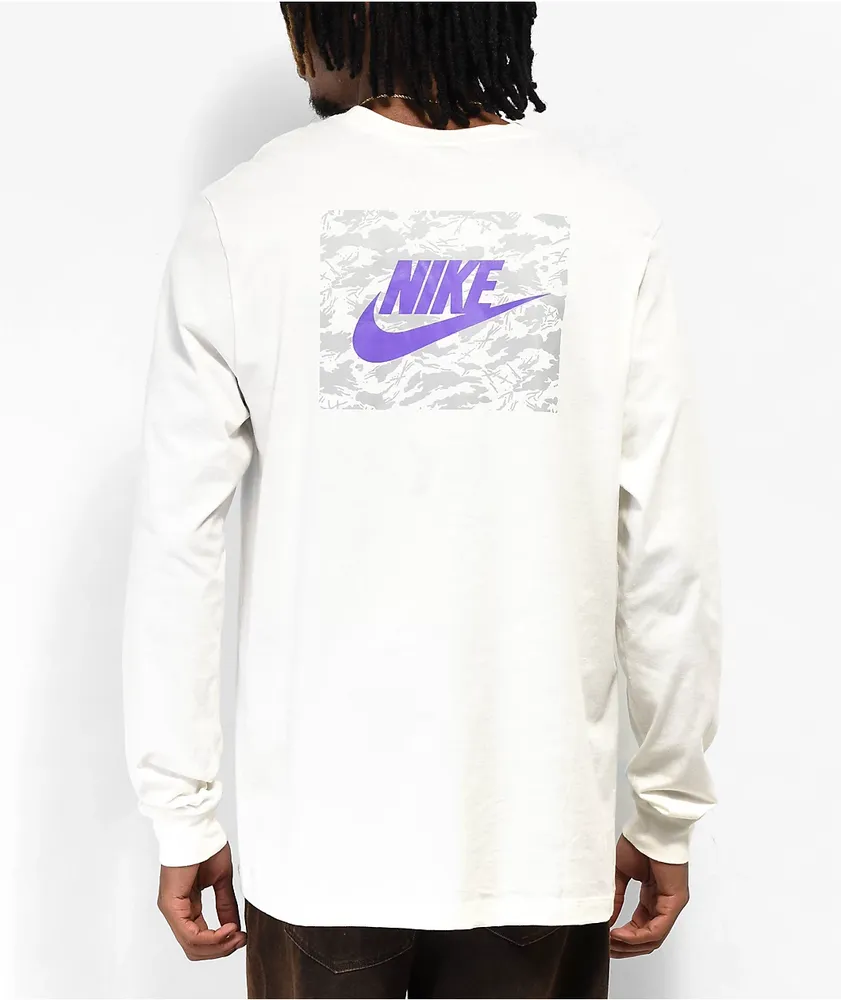 White nike camo shirt sale