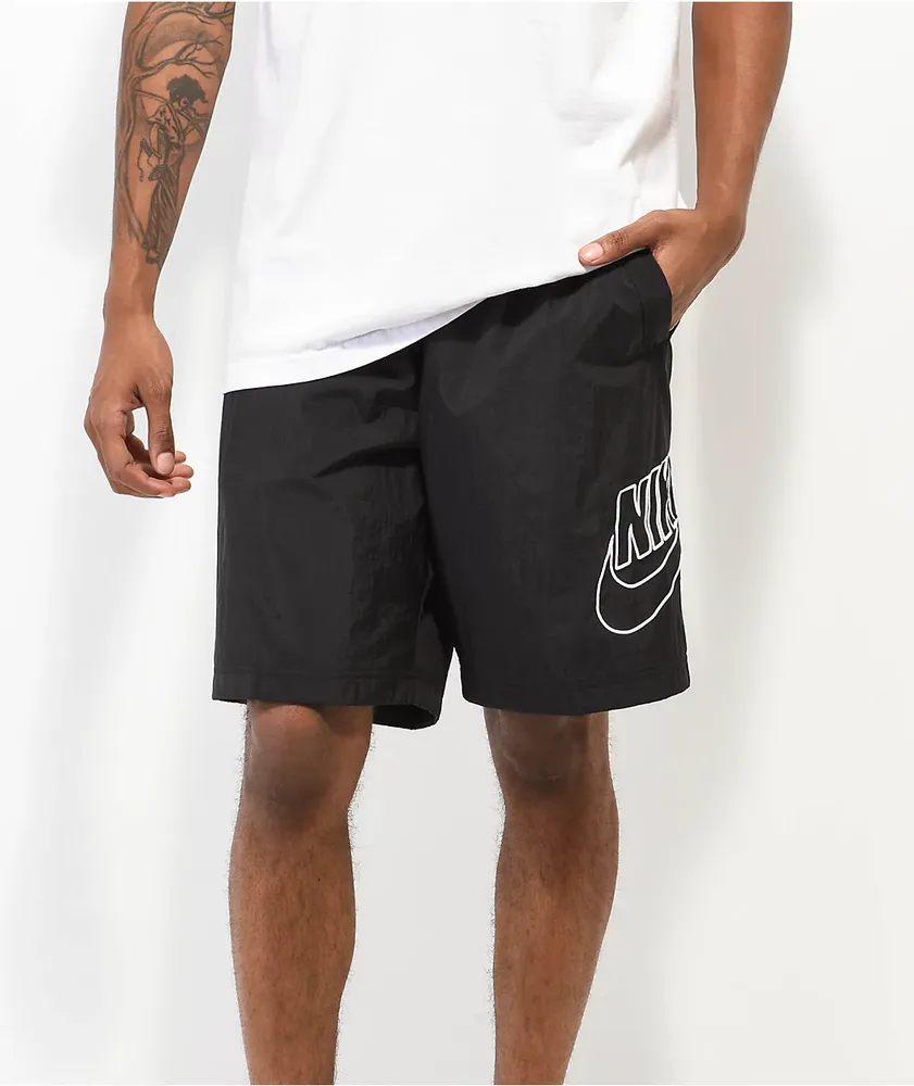 Nike Sportswear Club Alumni Black Nylon Shorts Coquitlam Centre