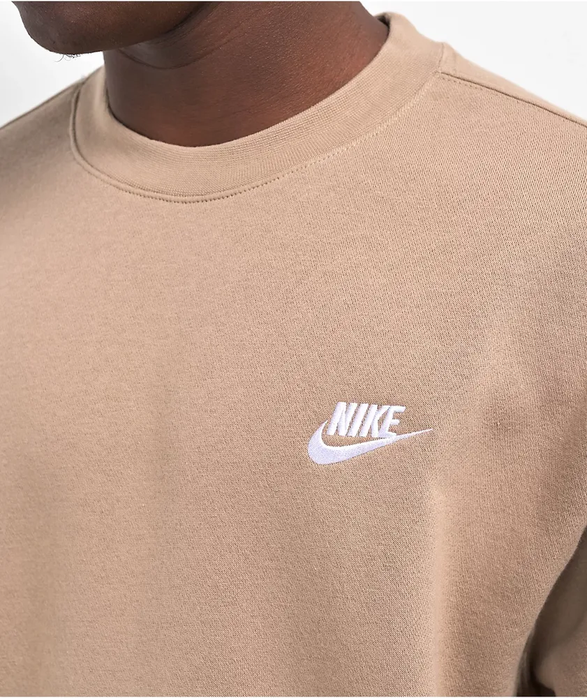 Nike khaki shop crew neck