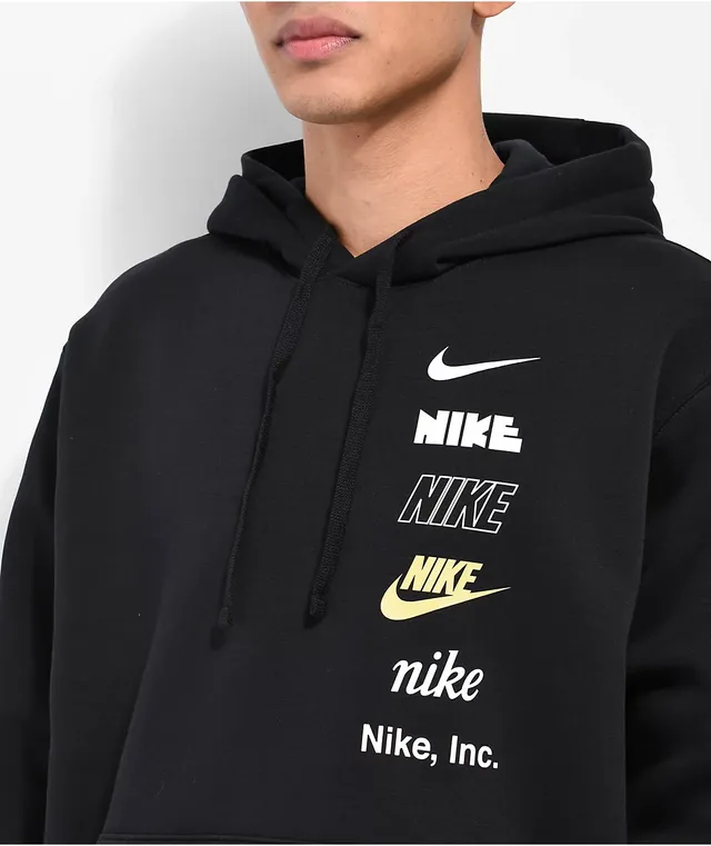 Nike black club fleece hoodie online