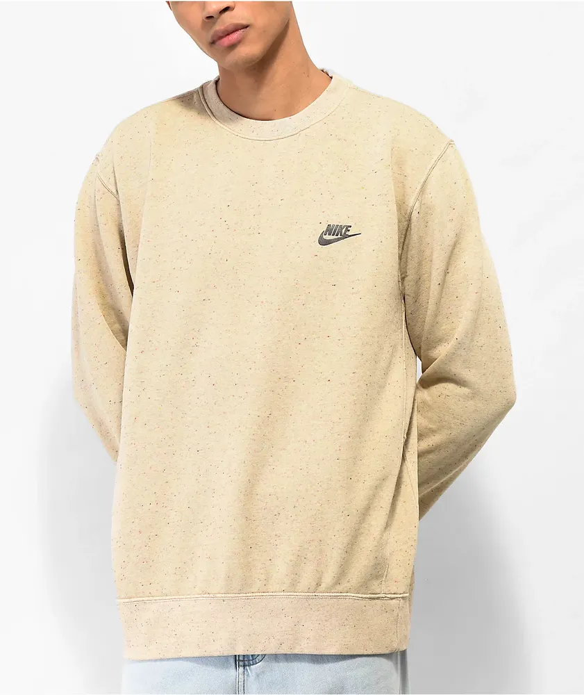 Beige crewneck best sale nike