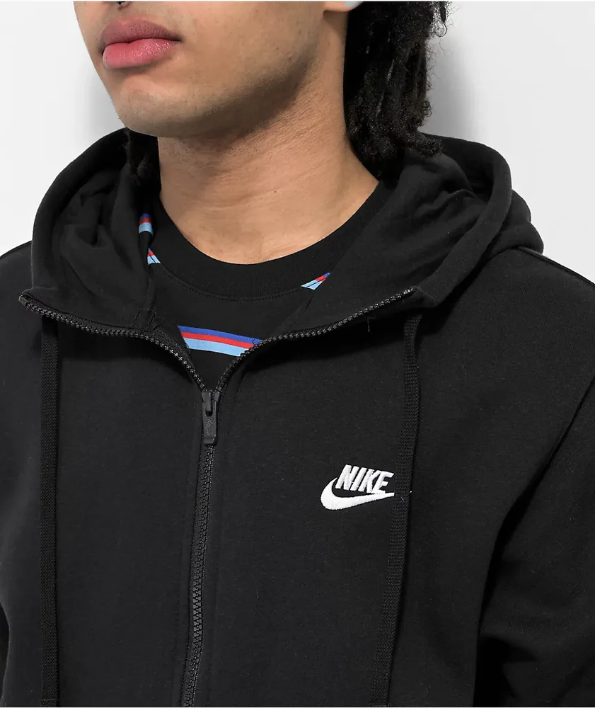 Nike sportswear club fleece zip hotsell hoodie