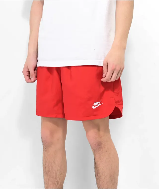 Red nike deals sweat shorts