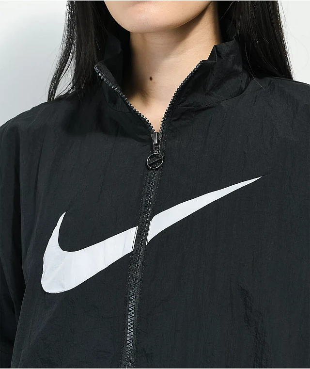 Nike Sportswear Essential Black Track Jacket at Hamilton Place in