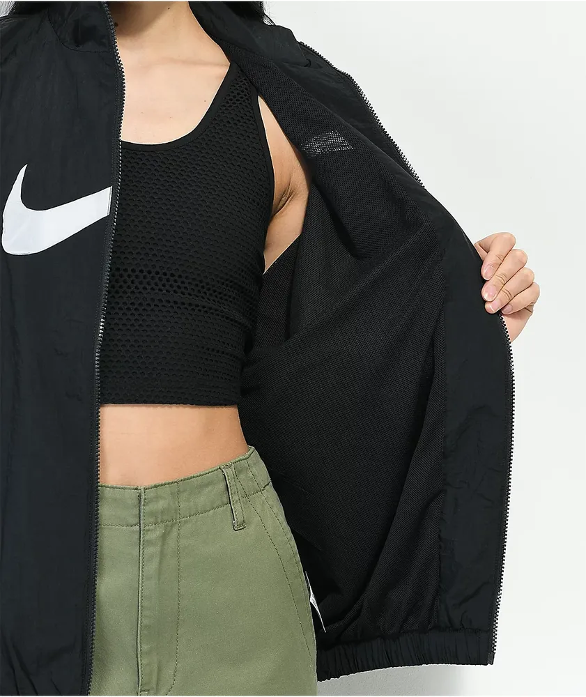 Nike Sportswear Essential Black Track Jacket at Hamilton Place in