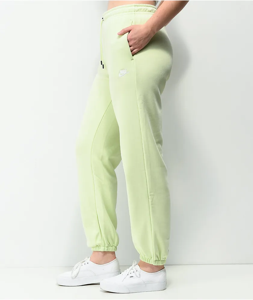 Nike lime green 2025 sweatpants